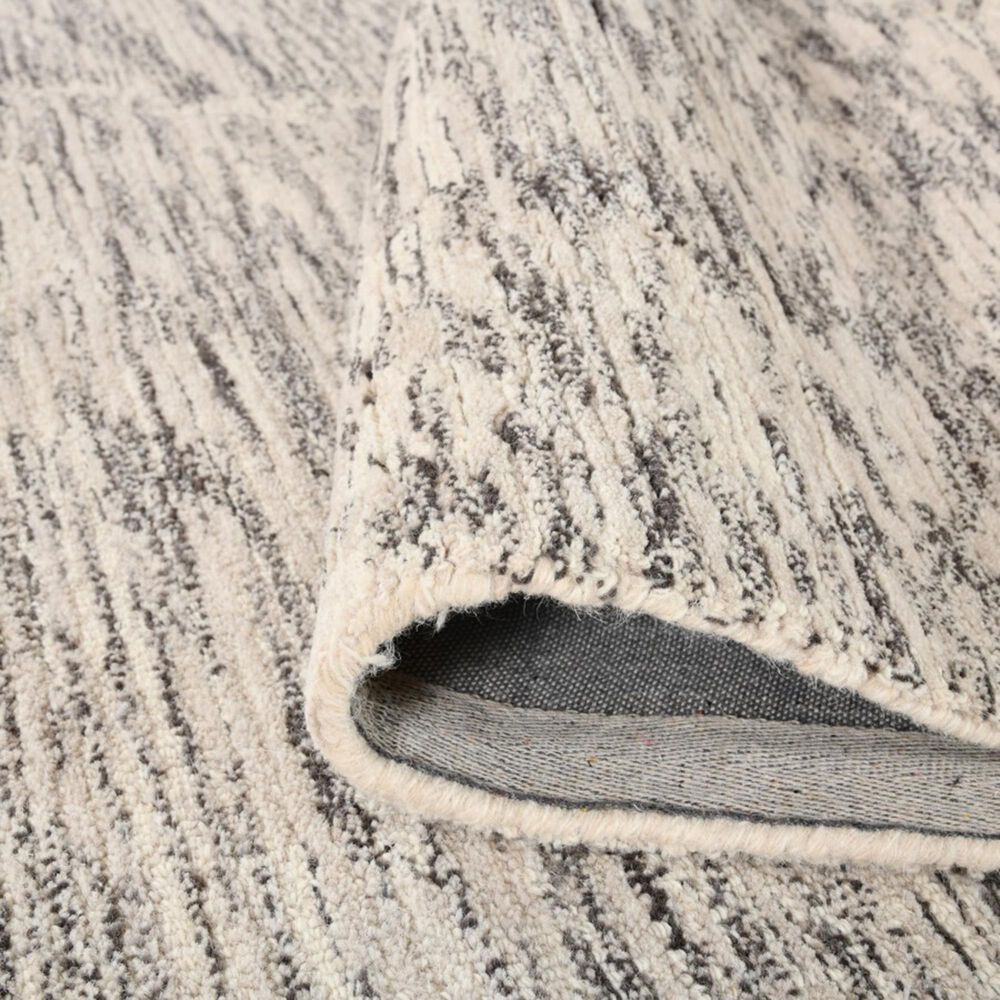 Amer Rugs Mexico Ivory and Charcoal 3'6" x 5'6" Area Rug, , large