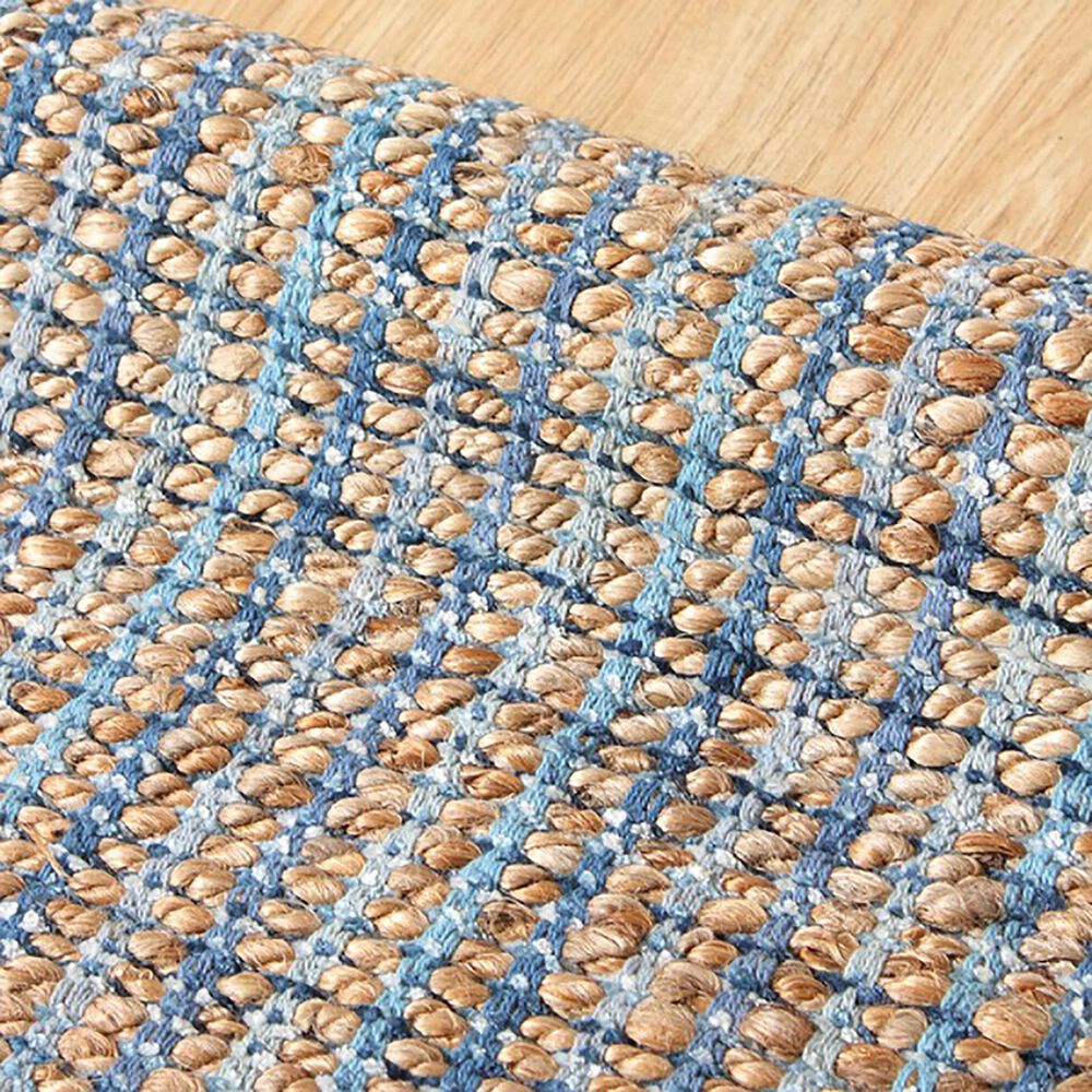 L&amp;R Resources Natural Fiber 03305 9&#39; x 12&#39; Navy Area Rug, , large