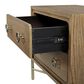 Sterling Timber Elure 2 Drawer Nightstand in Latte with USB Ports, , large