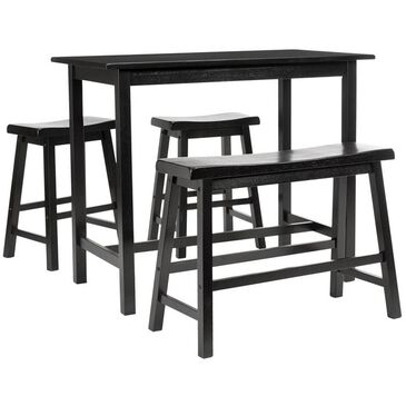Safavieh Ronin 4 Piece Set Pub Table in Espresso, , large