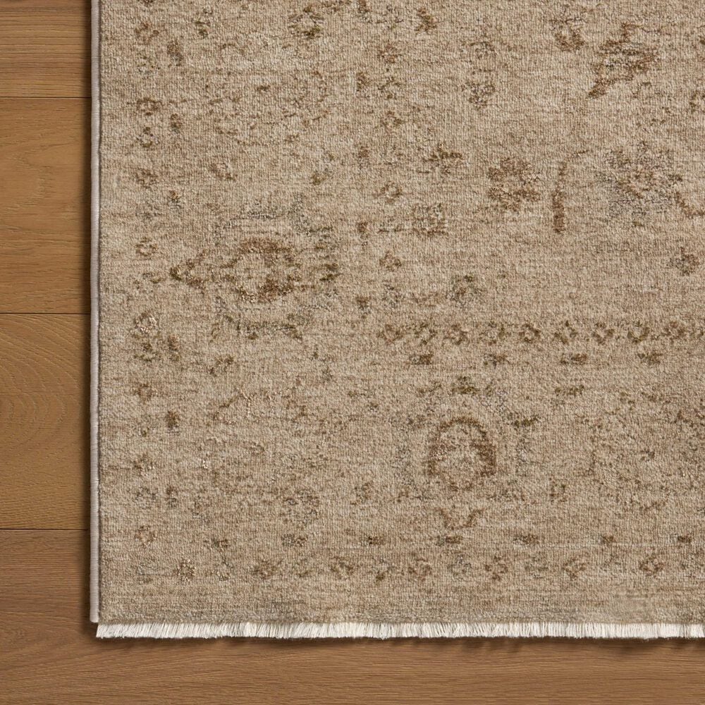 Loloi Haywood Sand and Natural 2&#39;3&quot; x 3&#39;11&quot; Area Rug, , large