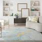 Nourison Prismatic 9"9" x 13"9" Seafoam Gold Area Rug, , large