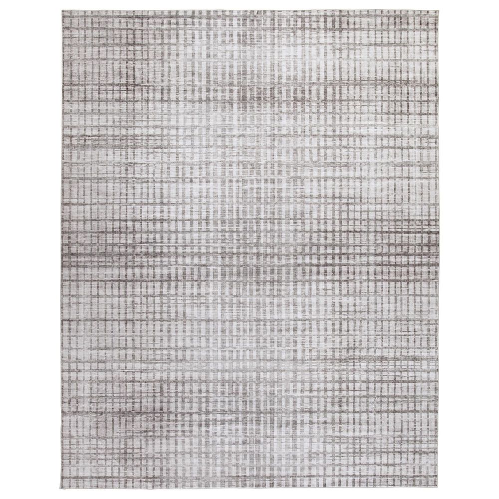 Ashley Moorhill 7"7" x 9"8" Cream and Taupe Area Rug, , large