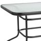 Flash Furniture Brazos 7-Piece Patio Dining Set in Black, , large