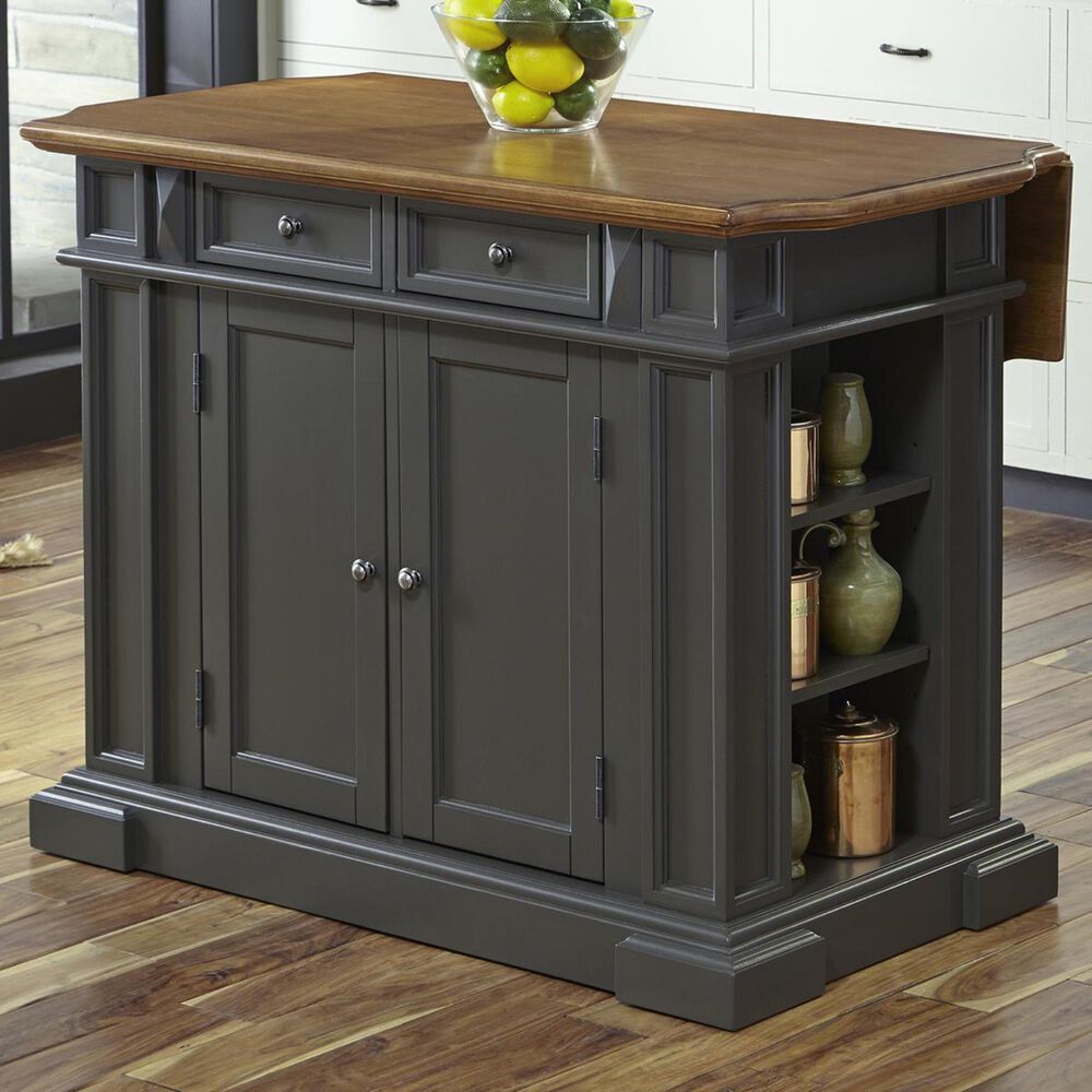 Homestyles Americana Gray Kitchen Island, , large