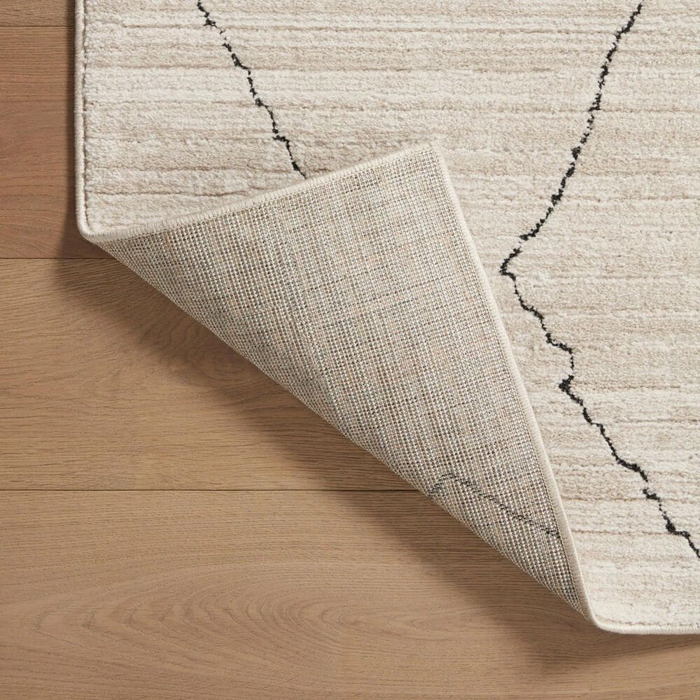 Loloi II Darby 5&#39;3&quot; x 7&#39;6&quot; Sand and Charcoal Area Rug, , large