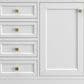 James Martin Vanities Chicago 60" Single Bathroom Vanity in Glossy White with 3 cm Parisien Bleu Quartz Top and Rectangular Sink, , large