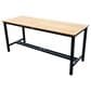 Three Birds Casual SoHo Narrow Counter Height Table in Black and Teak, , large