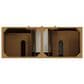 James Martin Hudson 60" Double Bathroom Vanity Cabinet in Honey Oak, , large