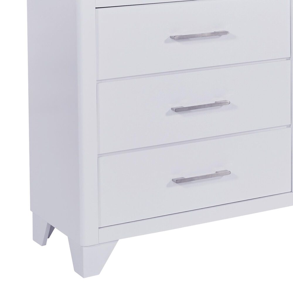 Ashley Jarlee 4-Piece Queen Upholstered Bedroom Set in White, , large