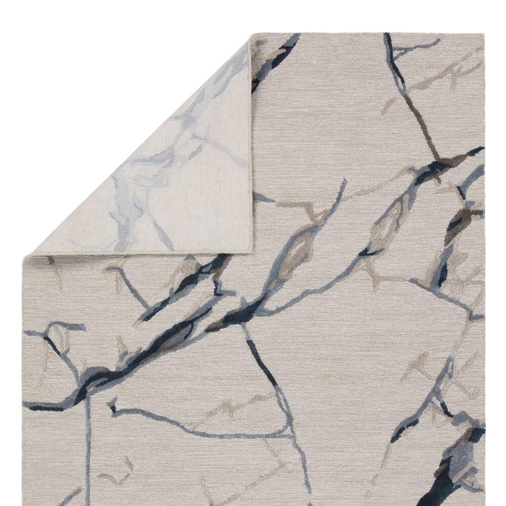 Jaipur Fragment Shattered Blue and Gray 13' x 18' Area Rug, , large