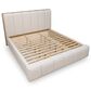 Urban Home Gardenia Queen Upholstered Bed in Chai, , large