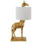 Creative Coop Serengeti Giraffe Table Lamp in Distressed Gold, , large