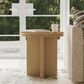 Flexsteel Waterfall Round End Table in Light Oak, , large