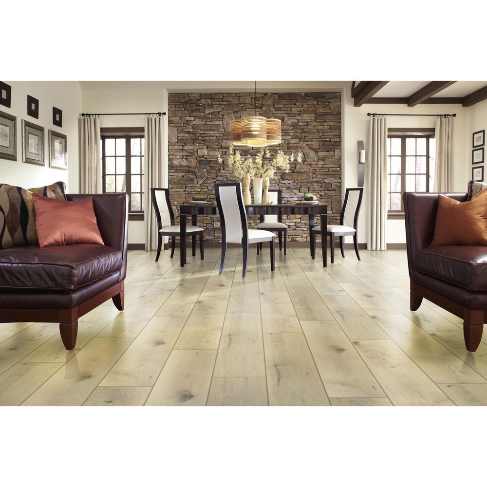 Happy Feet International Stone Elegance II Plantation Oak 7" x 48" Luxury Vinyl Plank, , large