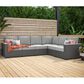 Homestyles Boca Raton Patio Sectional in Brown, , large
