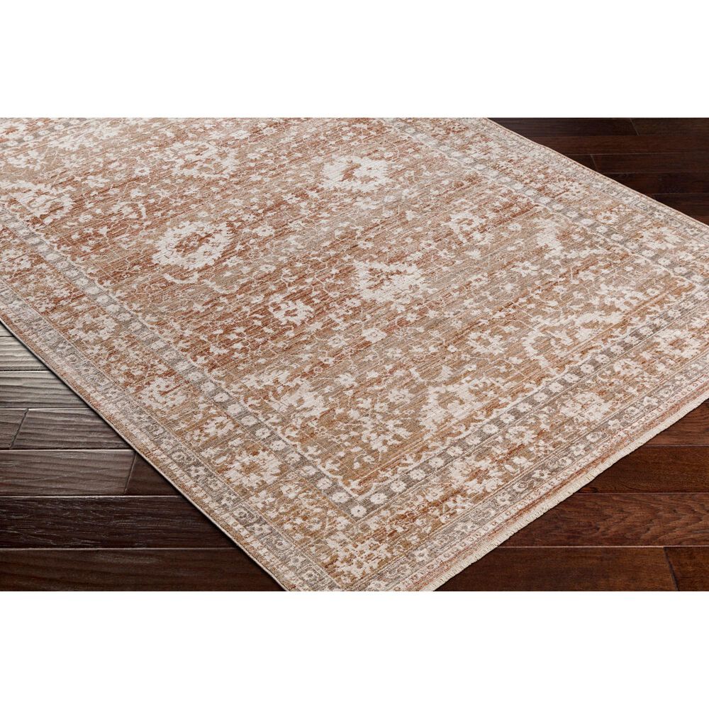 Surya Carlisle 3&#39;11&quot; x 5&#39;11&quot; Dusty Pink, Ivory, Pale Blue, Sage, Olive and Medium Brown Area Rug, , large