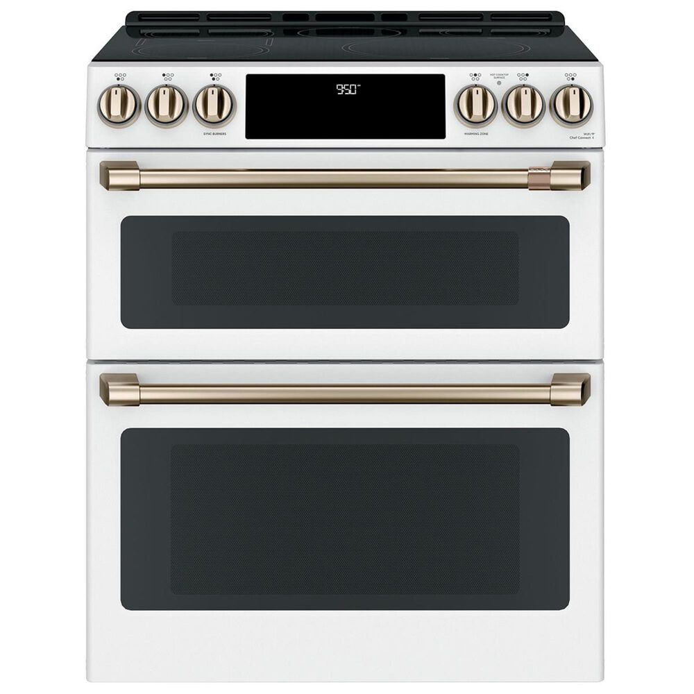 Cafe Handle and Knob Kit for Electric Range in Brushed Bronze, , large