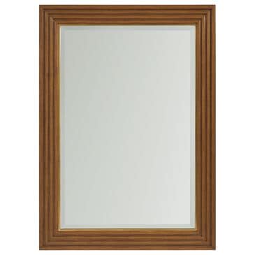 Lexington Furniture Cassia Rectangular Mirror in Sierra Tan and Satin Gold, , large