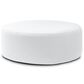Jaxx Candler Round Ottoman in White, , large