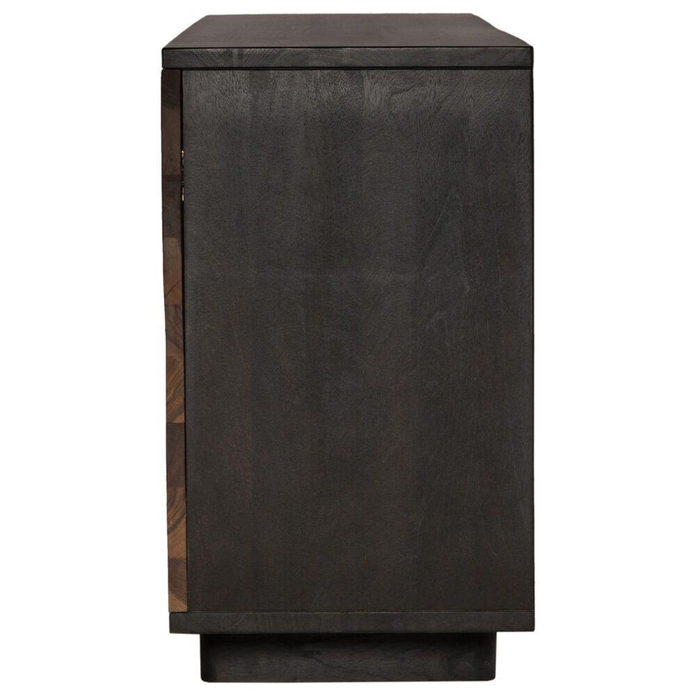 Home Trends &amp; Design Santa Fe 72&quot; 4-Door Sideboard in Natural Sal Wood, , large