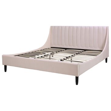 Jennifer Taylor Home Aspen King Platform Bed in Light Blush Pink, , large