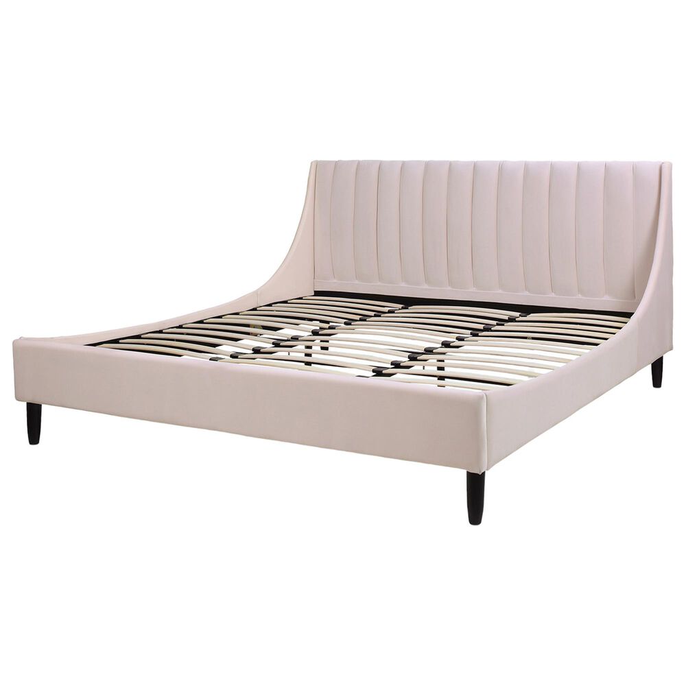 Jennifer Taylor Home Aspen King Platform Bed in Light Blush Pink, , large