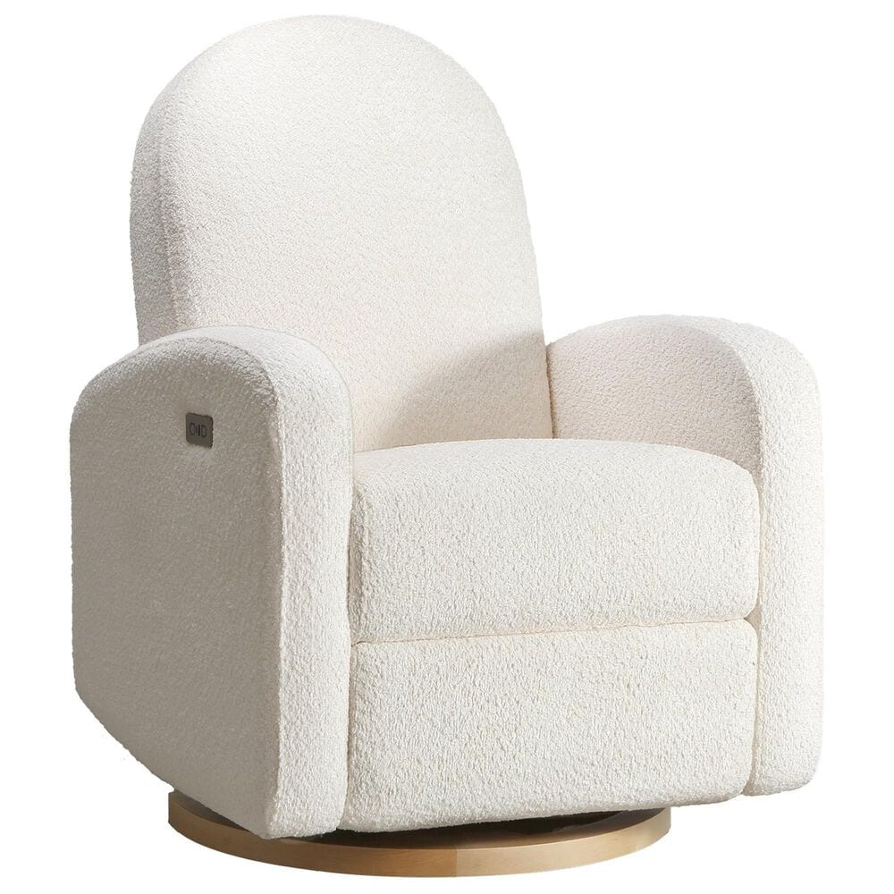 Appleseed Bea Power Swivel Glider Recliner in Ivory, , large