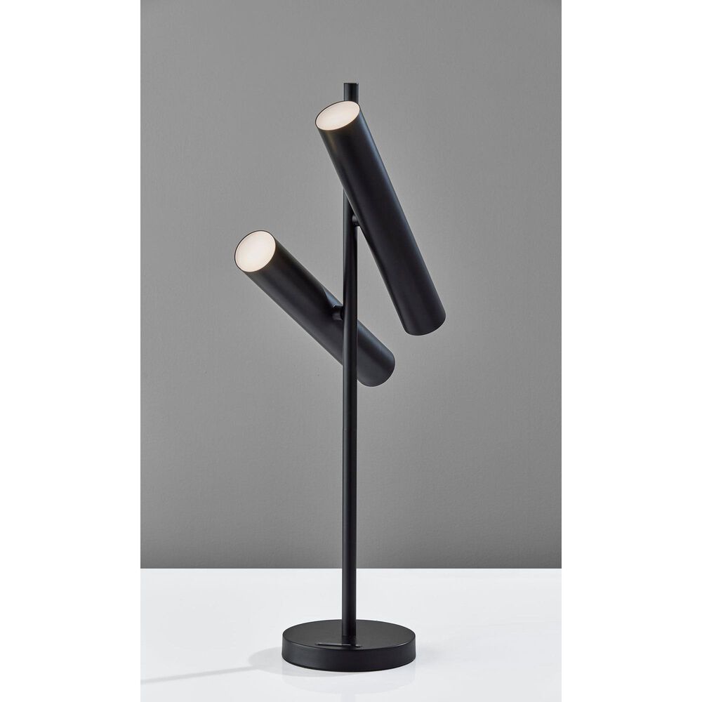 Adesso Greer Table Lamp in Black, , large