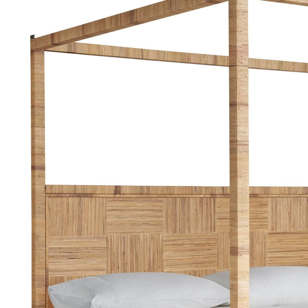 Universal Furniture Weekender Chatham Queen Canopy Bed in Natural, , large