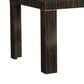 Schnadig Edge Dining Table in Striated Ebony and Lucent Bronze - Table Only, , large