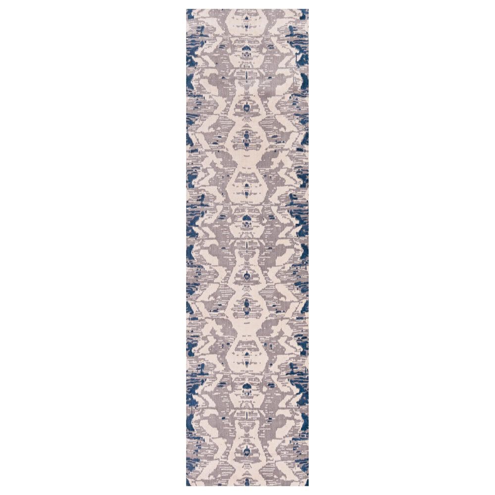 Radici USA Dora 2"6" x 10" Slate, Gray and Silver Runner, , large