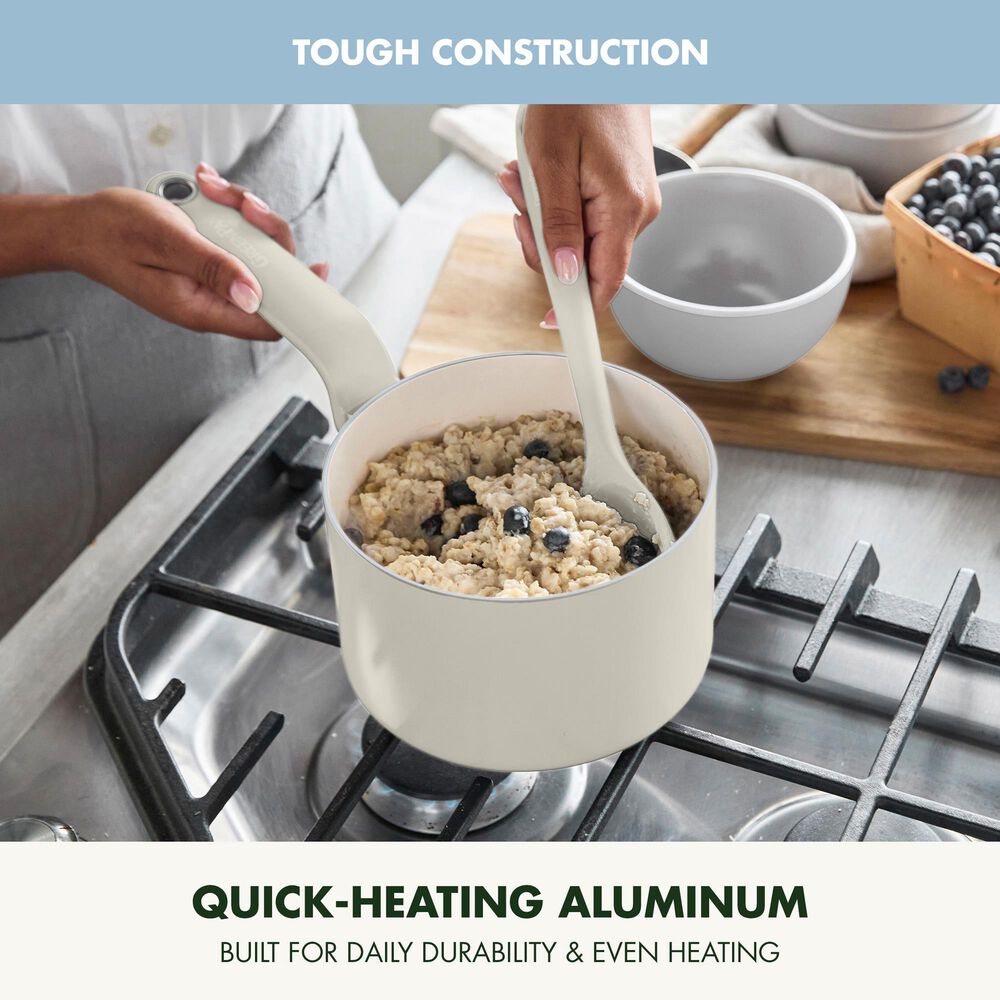 Green Pan Rio Advanced 2-Quart Saucepan with Lid in Cream, , large