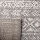 Safavieh Tulum TUL263F 9" x 12" Dark Grey and Ivory Area Rug, , large