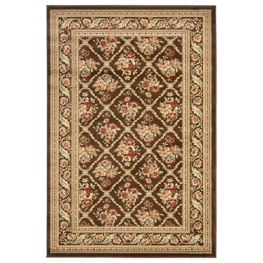 Safavieh Lyndhurst LNH556 3"3" x 5"3" Brown Area Rug, , large