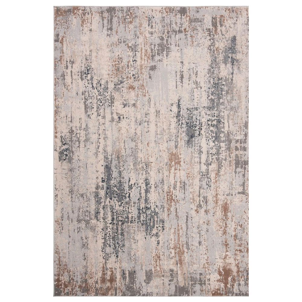 Safavieh Invista INV432A 5"3" x 7"6" Cream and Grey Area Rug, , large