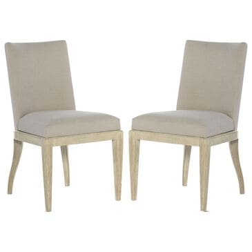 Hooker Furniture Cascade Side Chair with Beige Cushion in Creamy (Set of 2), , large