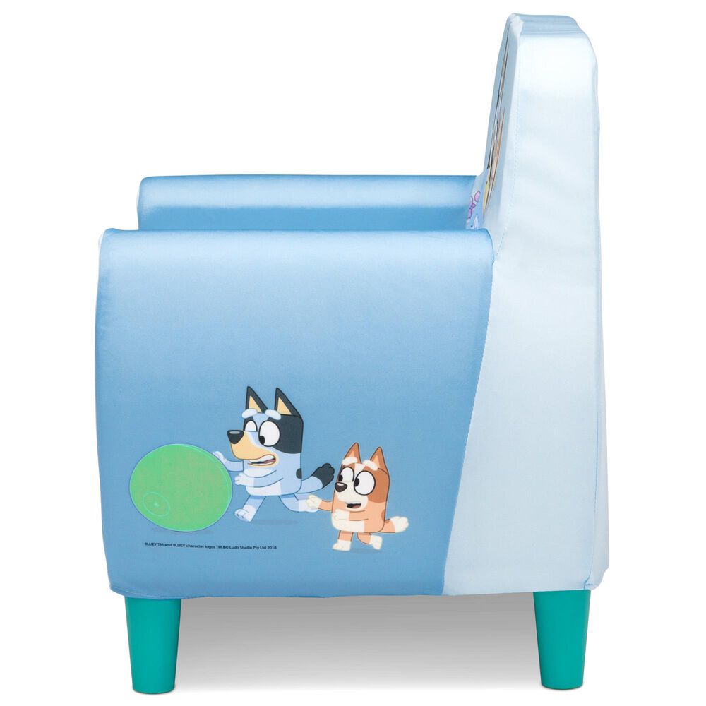 Delta Children Bluey Upholstered Toddler Chair in Blue, , large