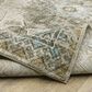 Oriental Weavers Venice Padua 2"3" x 7"6" Grey and Blue Runner, , large