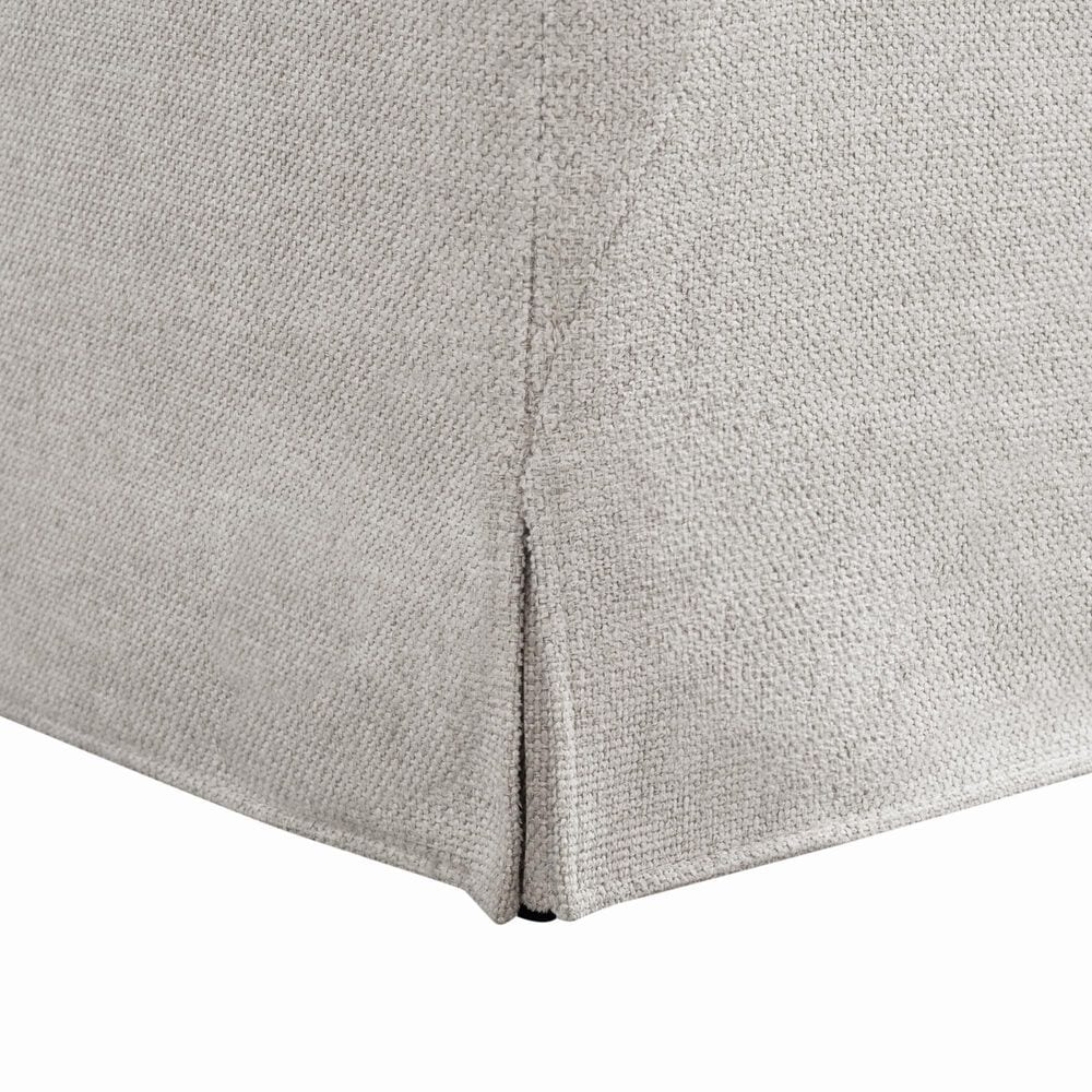 Lifestyle Solutions Harper Stationary Sleeper Loveseat in Oatmeal, , large