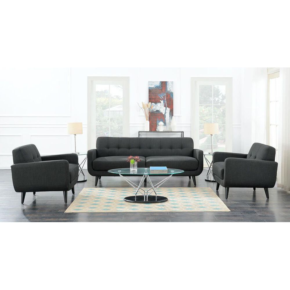 37B Hadley Loveseat in Heirloom Charcoal, , large