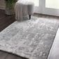 Nourison Prismatic PRS12 3"9" x 5"9" Silver and Grey Area Rug, , large