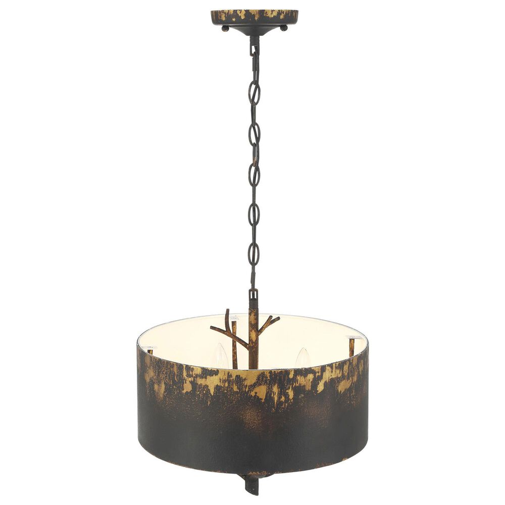 Golden Lighting Arboreal 4-Light Pendant in Antique Black, , large