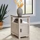 Ashley Fendenmore Chairside End Table in Antiqued White and Gray, , large