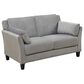 Furniture of America Babcock 3-Piece Living Room Set in Gray, , large