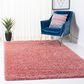 Safavieh Venus Shag 4" x 6" Pink Area Rug, , large