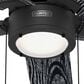 Hunter Erling 52" Ceiling Fan with LED Light in Matte Black, , large