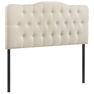 Modway Annabel Full Fabric Headboard in Ivory, , large