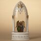 The Gerson Company 11.8" Lighted Nativity Spinning Water Globe in Ivory White, Gold and Clear, , large