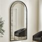 Uttermost Marlowe Arch Leaner Mirror in Black, , large